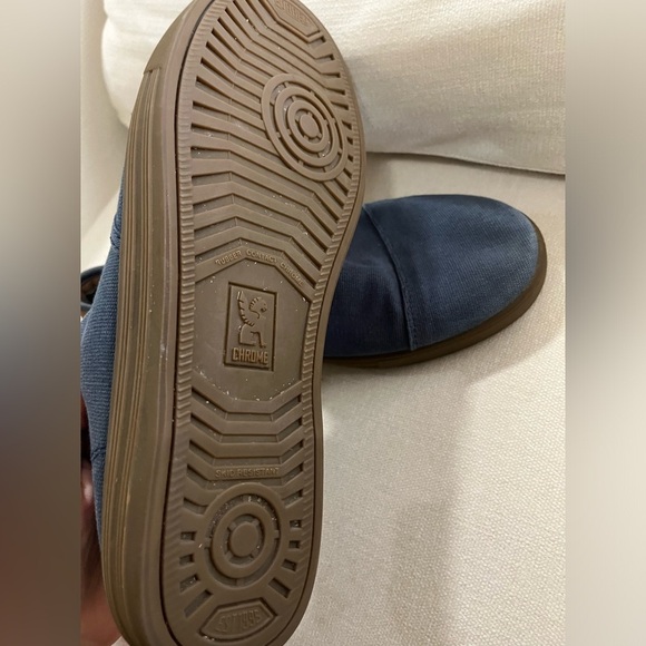 Chrome Industries Dima Blue Canvas Slip On Cycling Walking Casual Shoes  10.5 - Picture 5 of 7